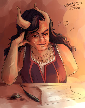 Ray, character owned & designed by @NaayrART on Twitter